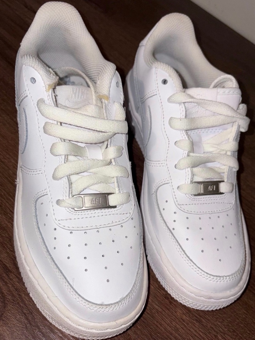 Nike Kids White Low-Top Sneakers